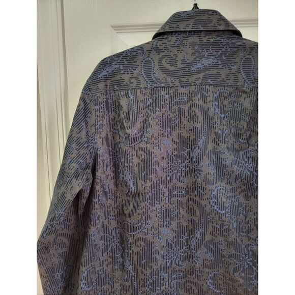 Tasso Elba Paisley-Print Shirt M - Picture 5 of 8